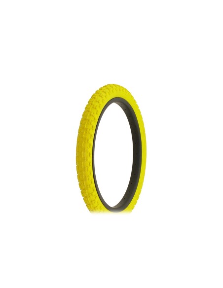 Tire 18 x 2.125 Yellow/Yellow Side Wall HF-143G.